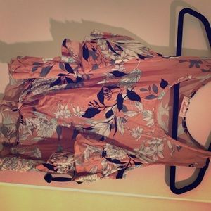 A floral pink shirt